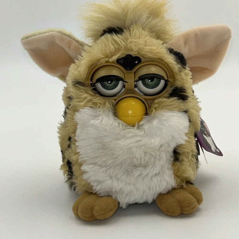 Working 1999 Furby Leopard/Cheetah 70-800 GEN 1 Tags/Tested/Works Vintage Tiger